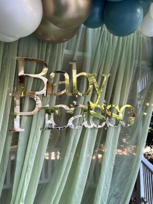 Personalised Acrylic sign 60cm