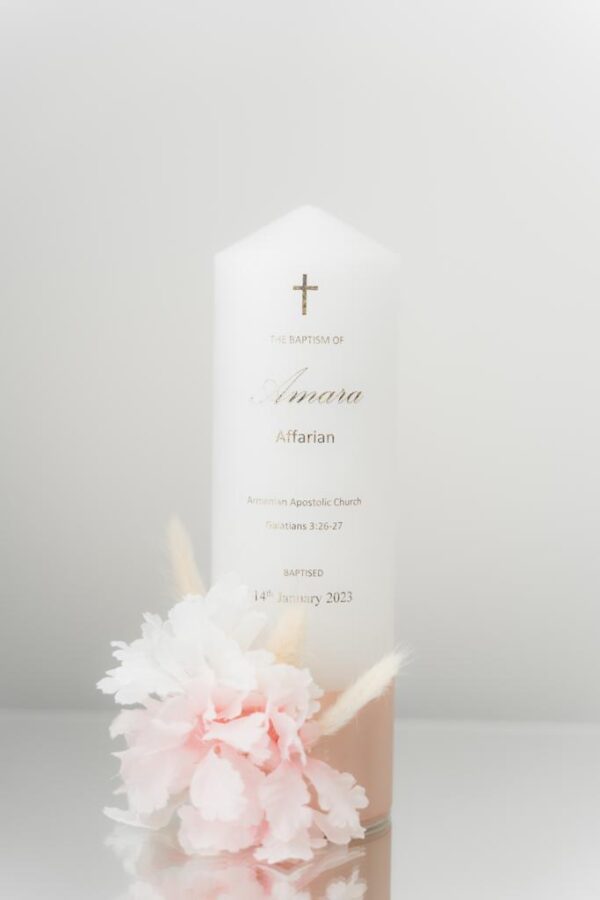 Main Christening Candle