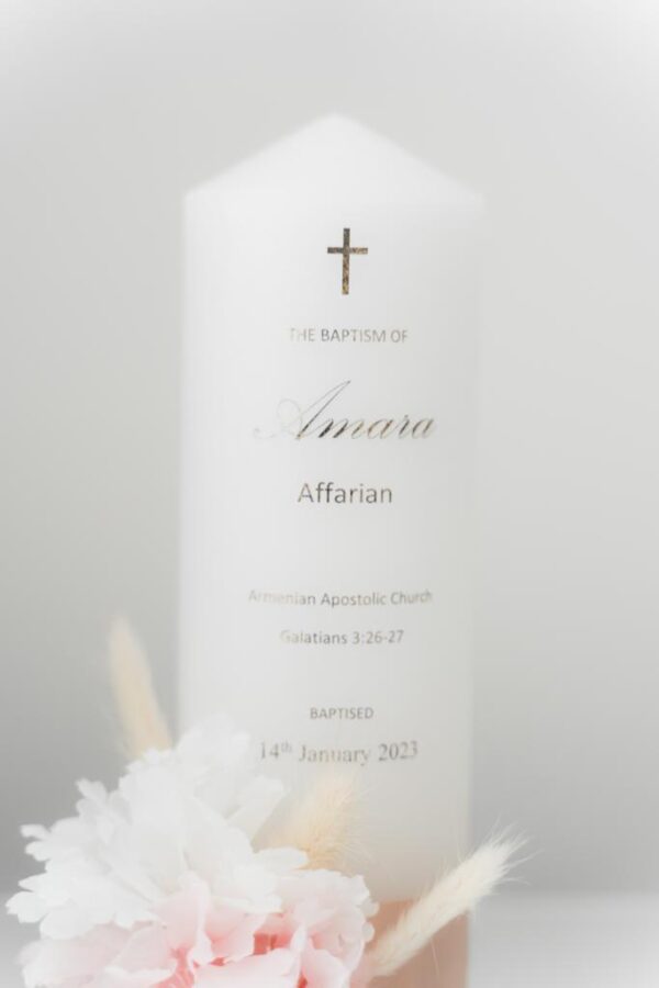 Main Christening Candle