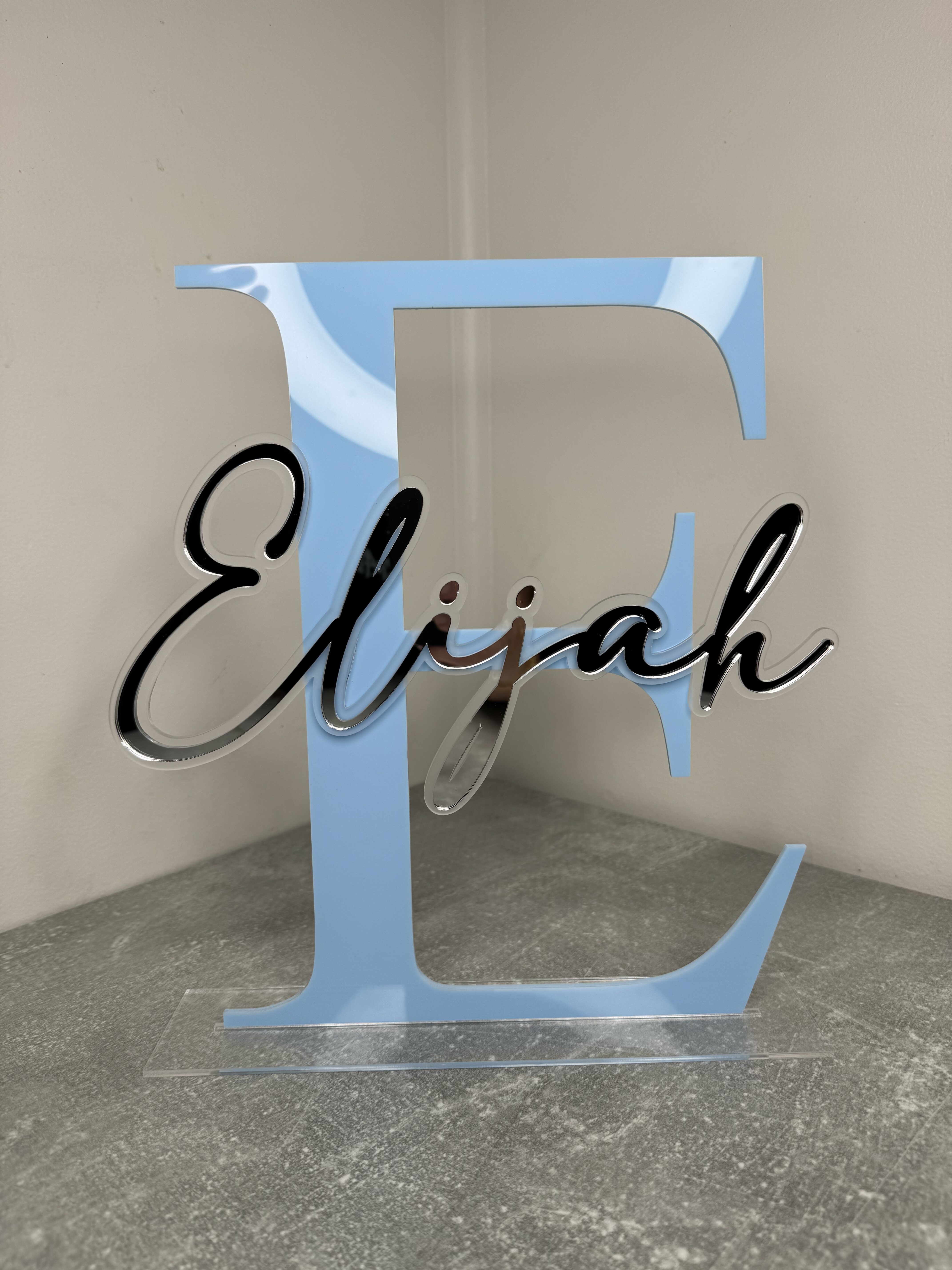 Personalised Letter Name Plate