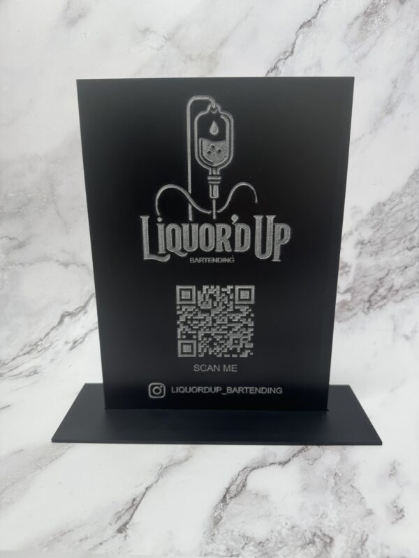 Personalised QR Code Signage