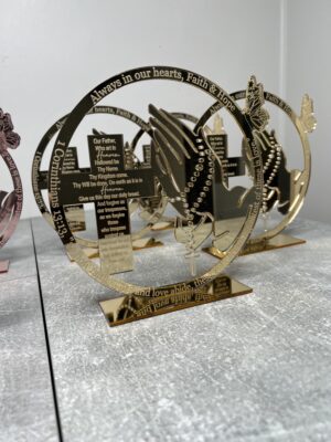 In Loving Memory Holy Plaque