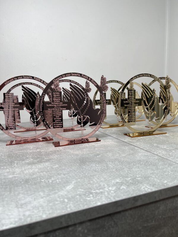 In Loving Memory Holy Plaque