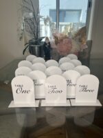 Custom Table Numbers