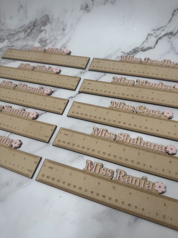 Personalised Teacher Rulers