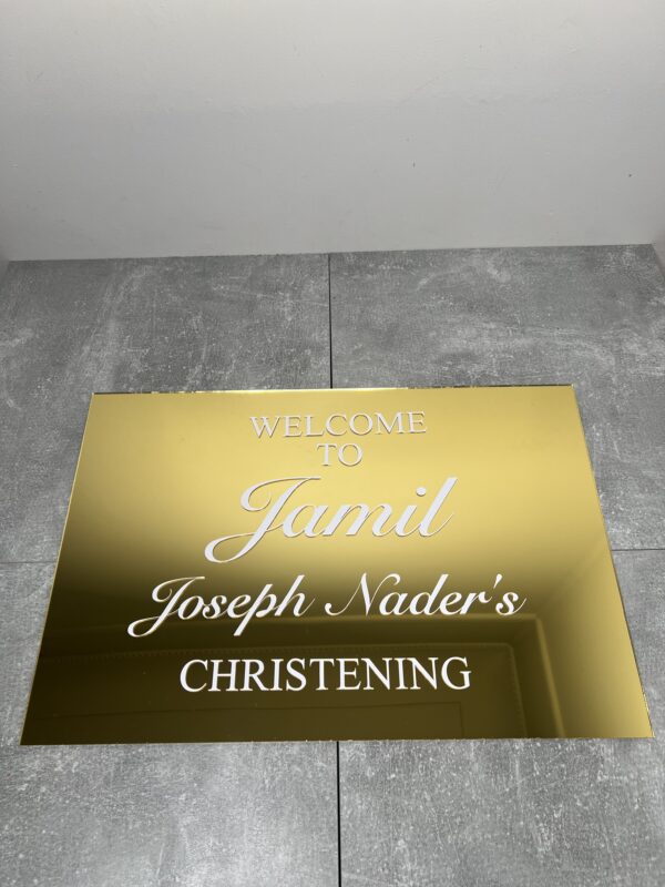 Personalised Welcome Sign 60cm