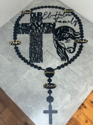 Personalised Rosary Acrylic 1m
