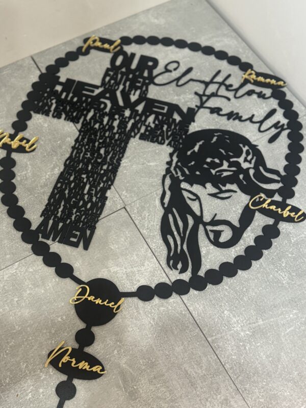 Personalised Rosary Acrylic 1m