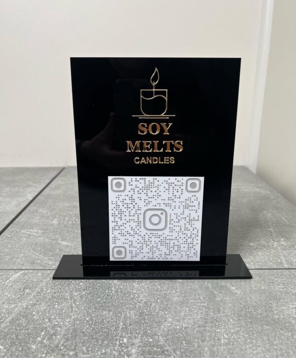 Personalised QR Code Signage