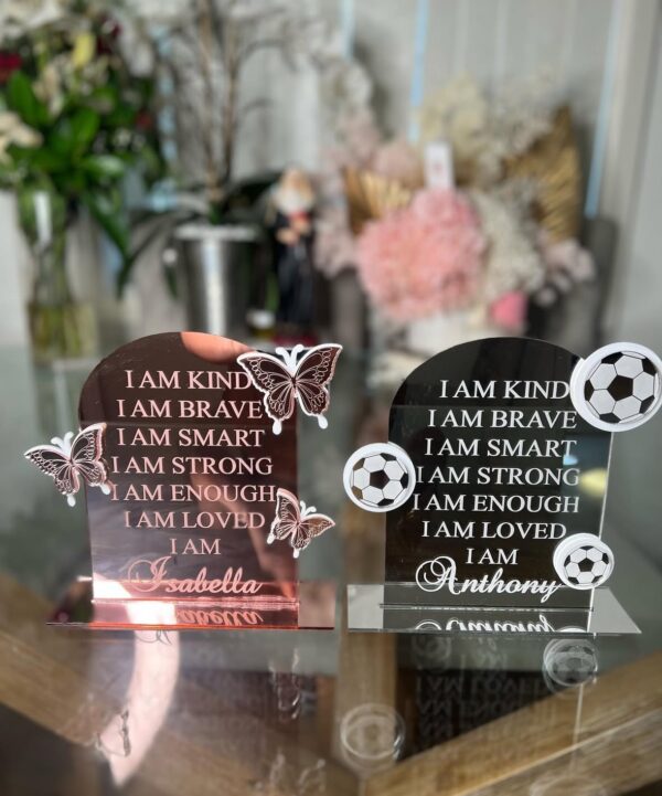 Personalised Children "I Am" Plaques
