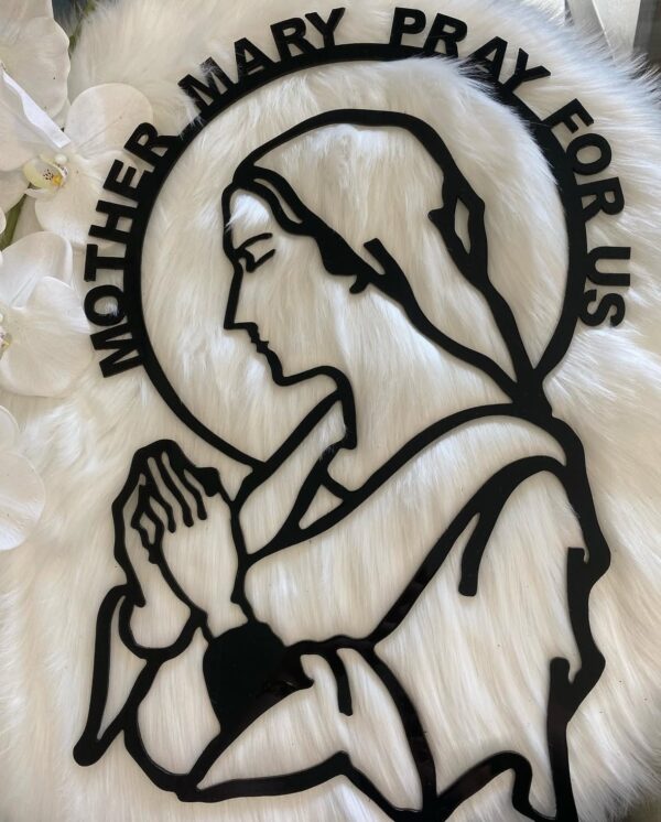 Mother Mary "Pray For Us" Holy Cut Out (60cm)
