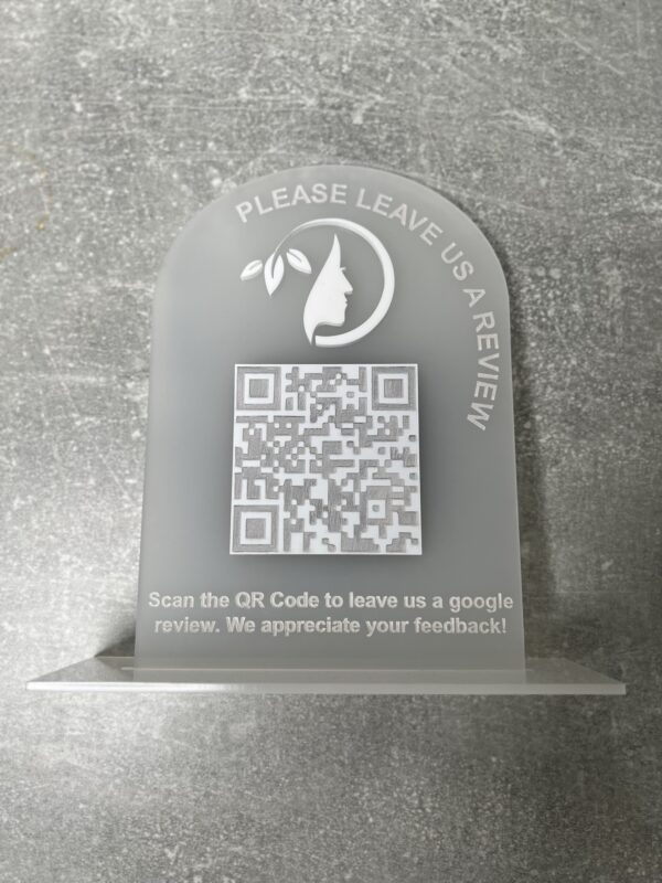 Personalised QR Code Signage