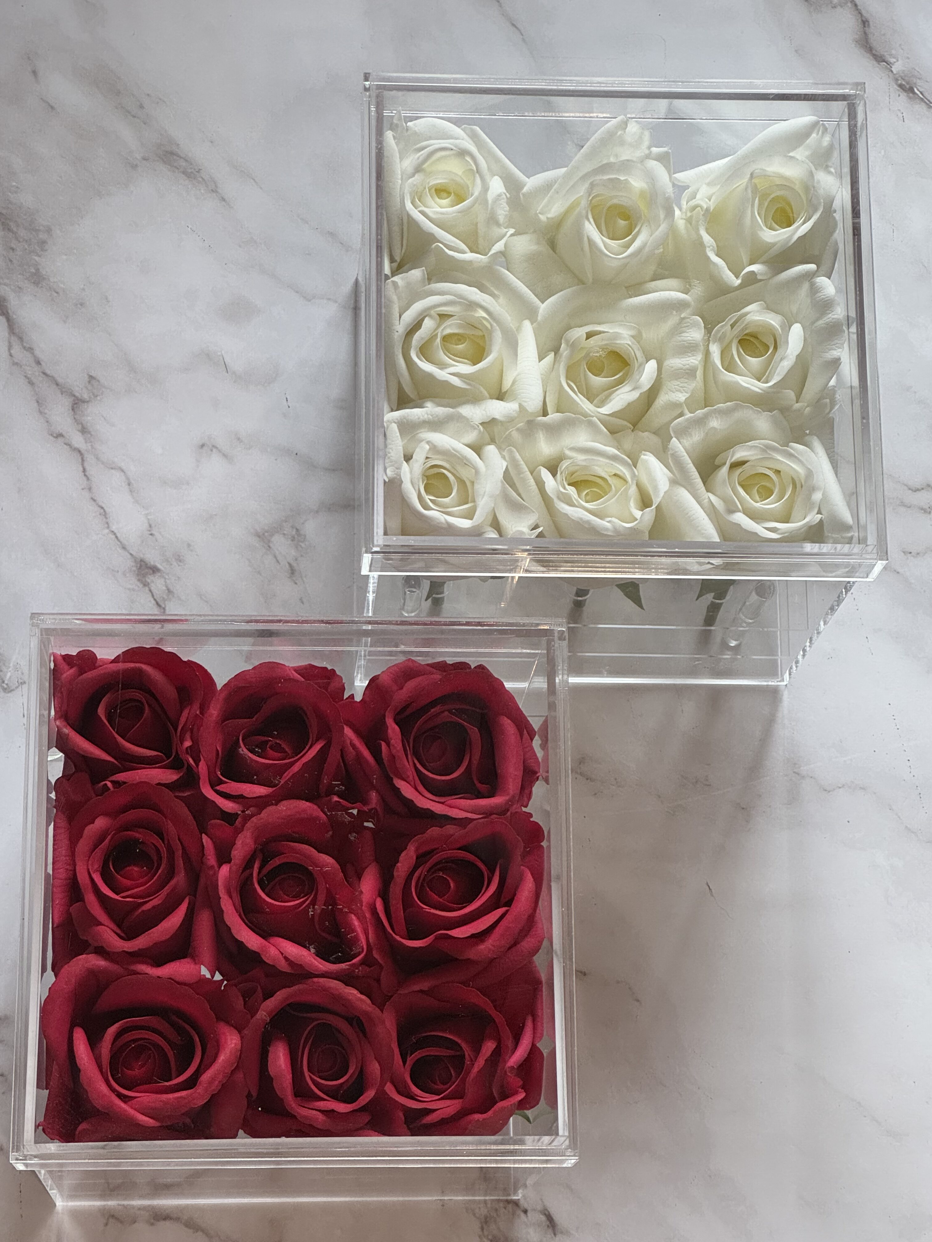 Acrylic rose box 2