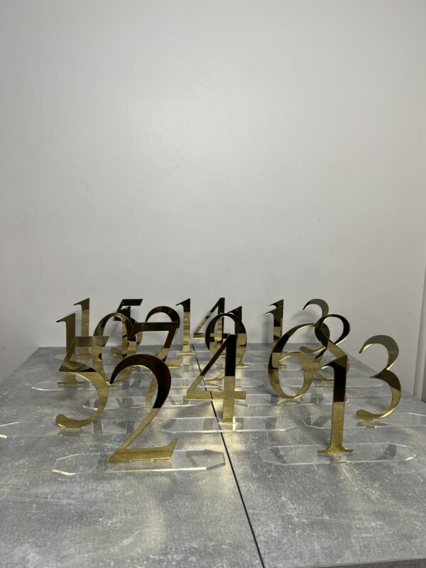 Cut Out Number Table Numbers