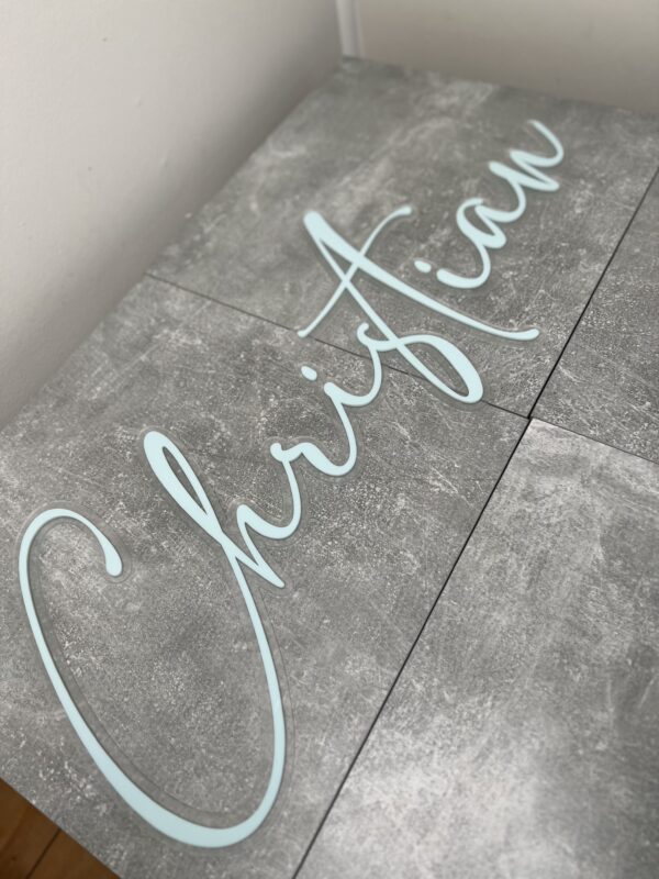 Double Layered Personalised Sign 60cm