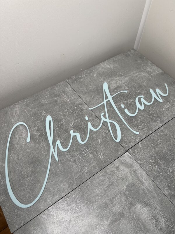 Double Layered Personalised Sign 60cm