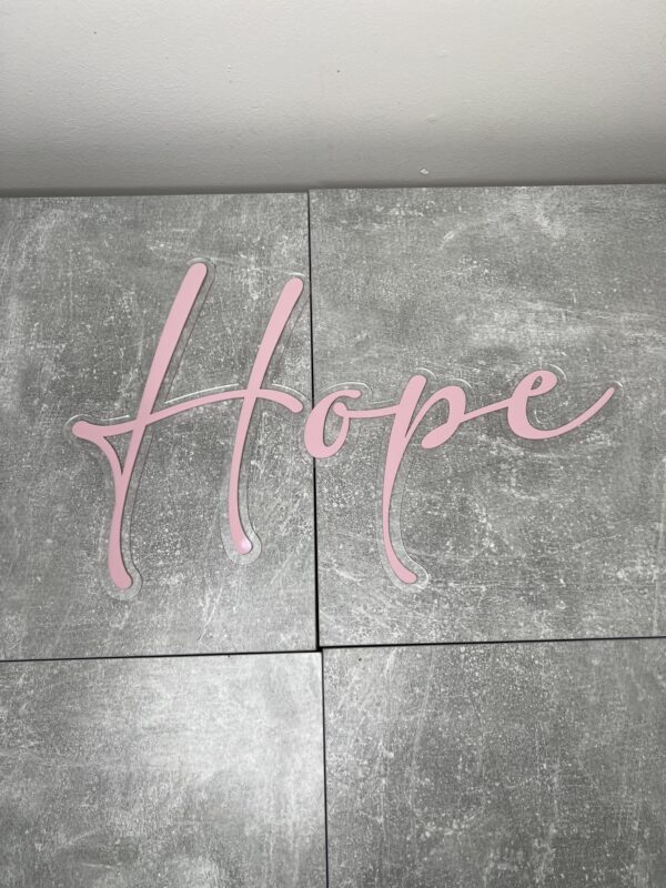 Double Layered Personalised Sign 60cm