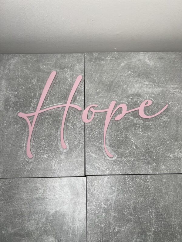 Double Layered Personalised Sign 60cm