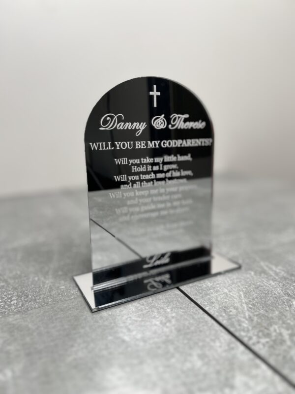 Godparents Proposal Plaque