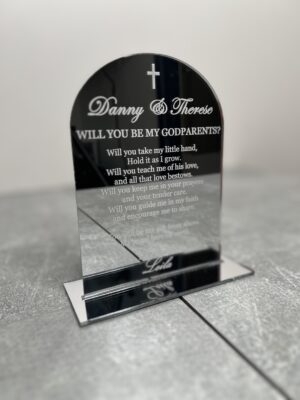 Godparents Proposal Plaque