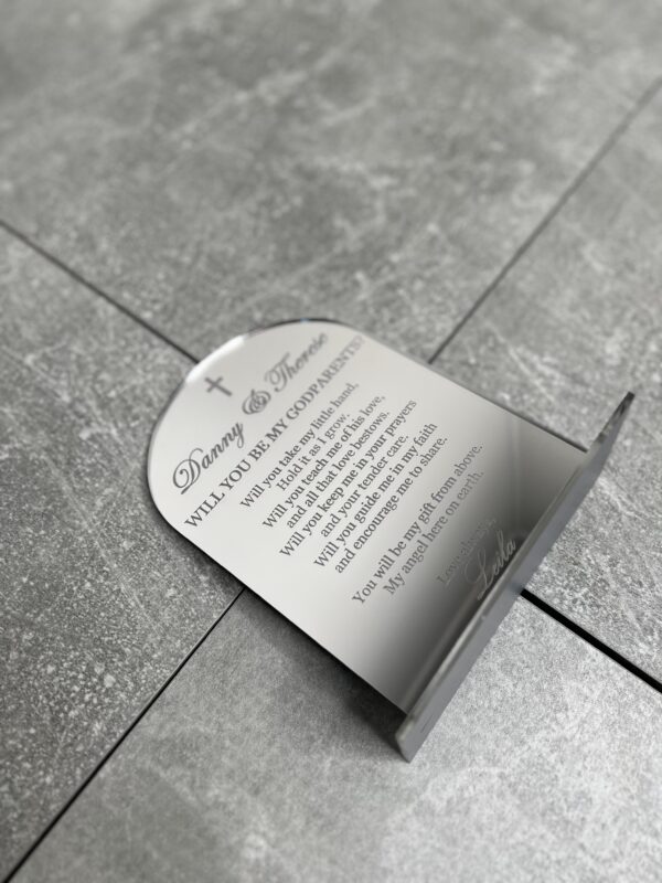 Godparents Proposal Plaque