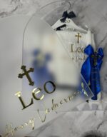 Arched Acrylic Christening Box with Personalisation