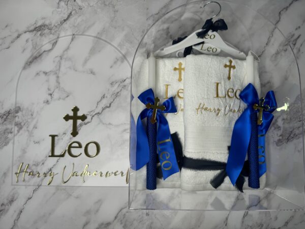 Arched Acrylic Christening Box with Personalisation