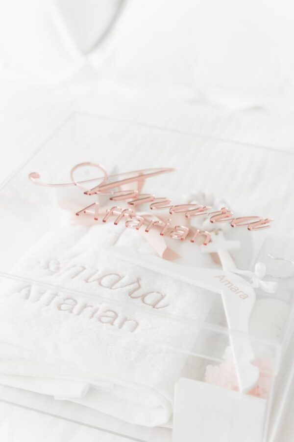 Squared Acrylic Christening Box with Personalisation