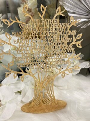 Acrylic Our Father Tree (25cm)