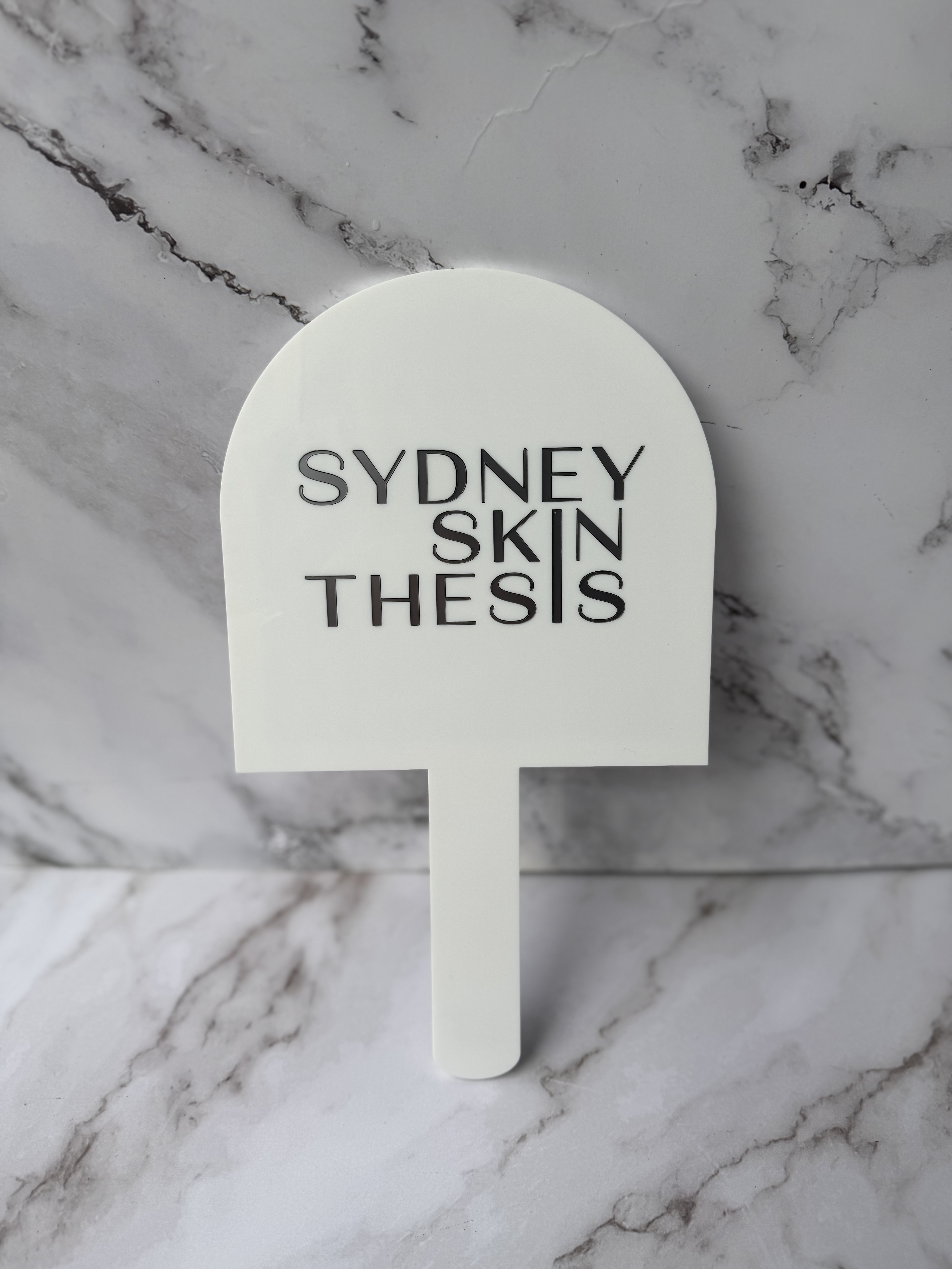 Custom Arched Paddle Mirror