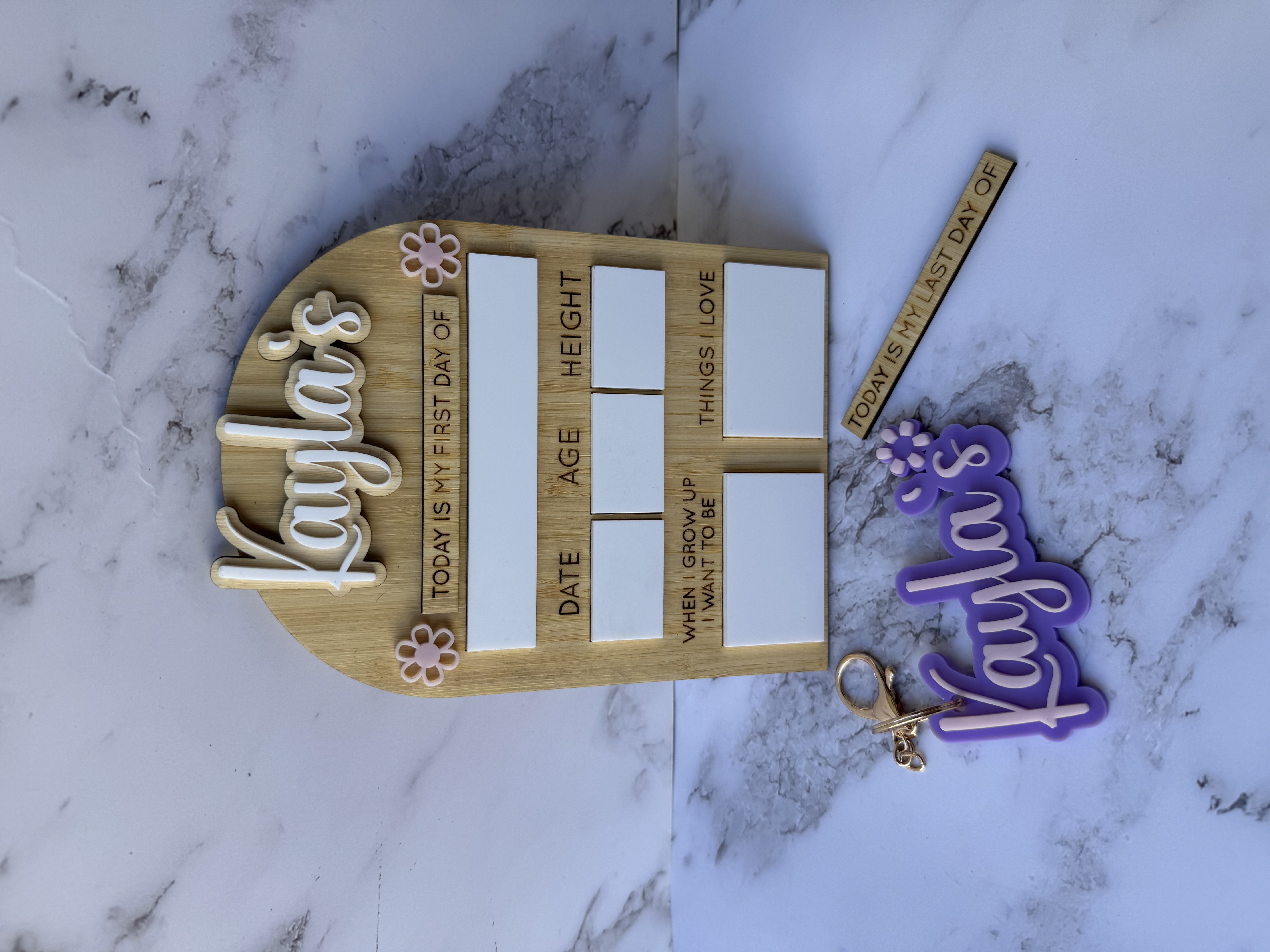 "First Day Of" Plaque