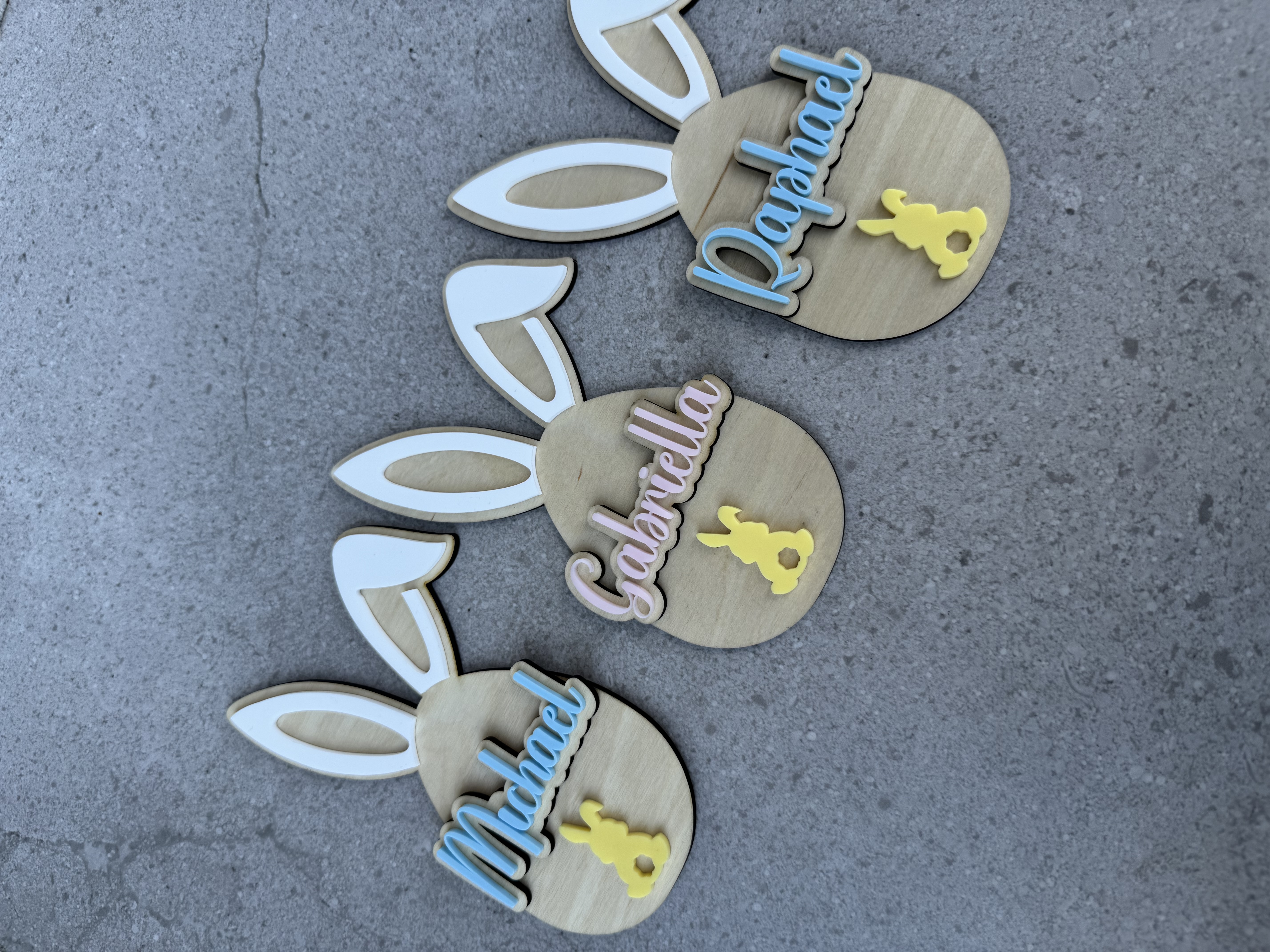 Personalised Bunny Plaque