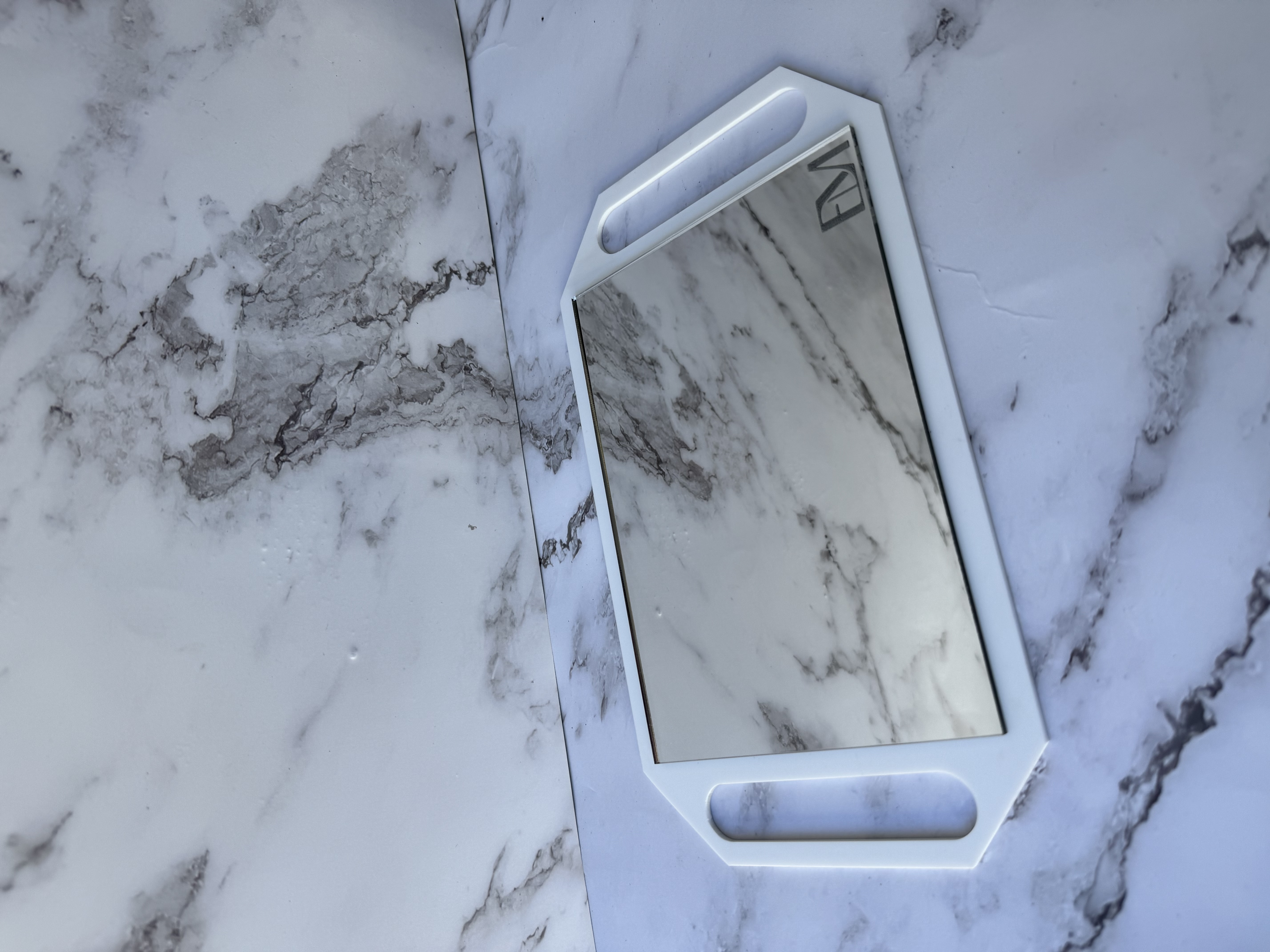 Double Handle Hairdresser Mirror