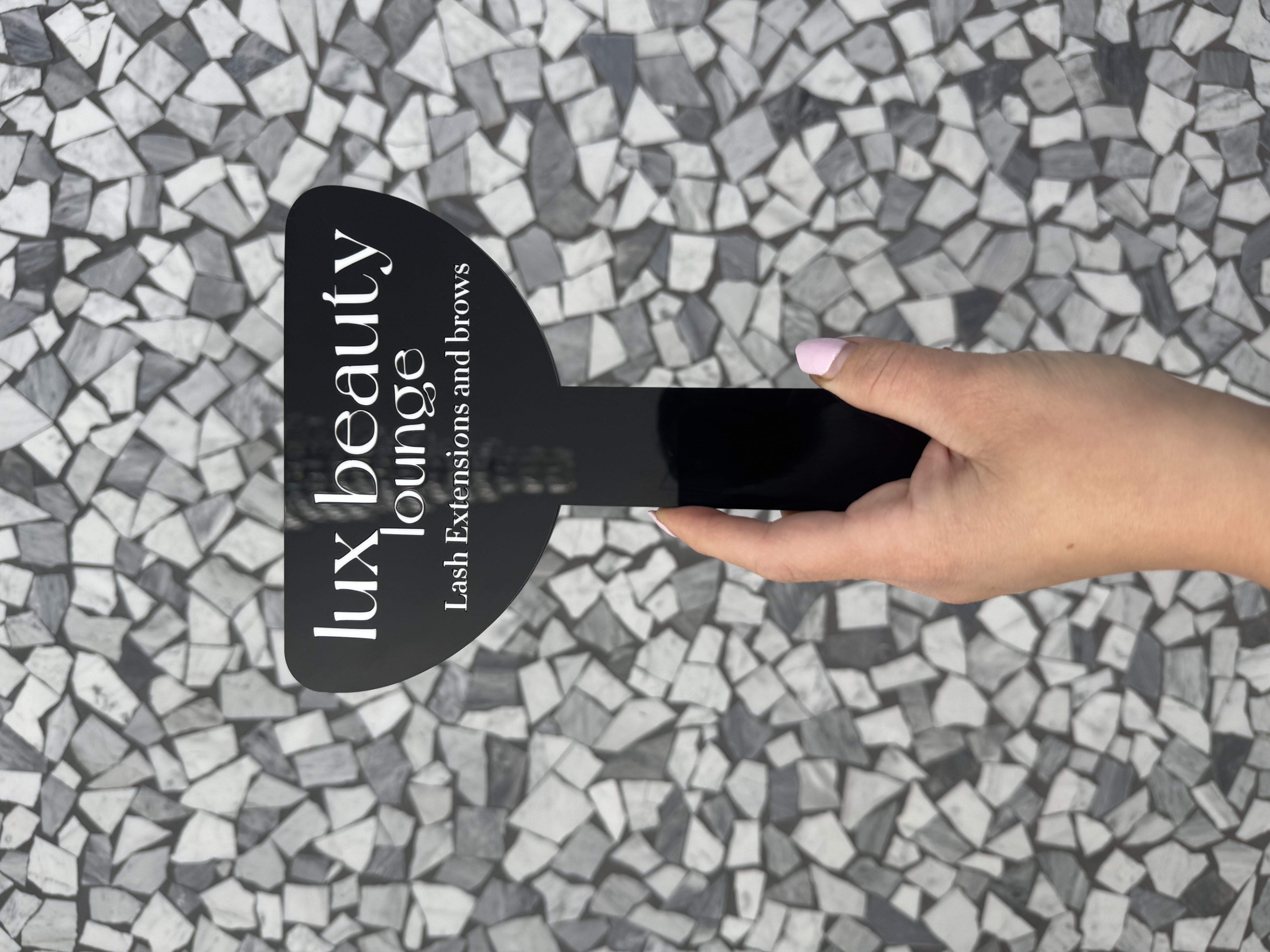 Custom Brow Paddle Mirror