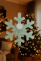 Snowflake "days until Christmas' plaque