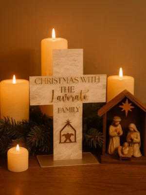 Cross Christmas Display
