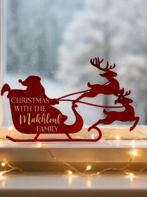 Santa Slay Christmas Display