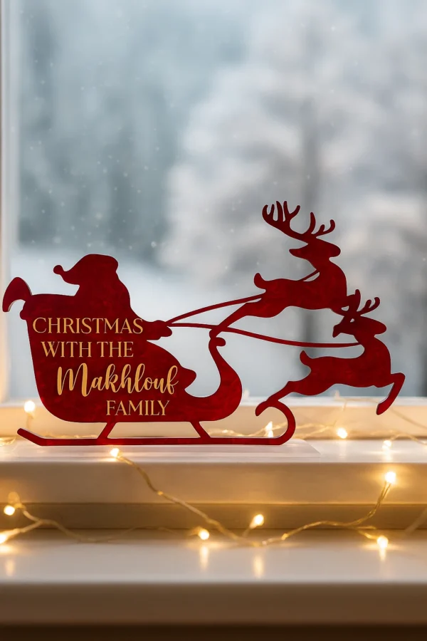 Santa Slay Christmas Display