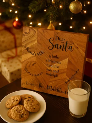 Engraved Personalised Christmas Board