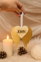 Winged Memorial Bauble