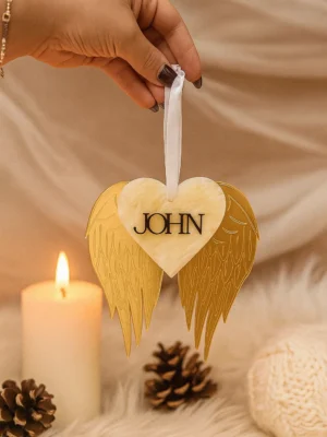 Winged Memorial Bauble