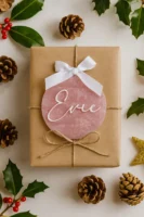 Circle Acrylic Personalised Bauble