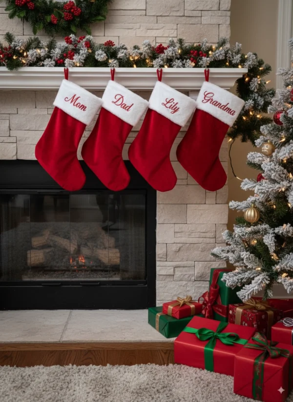 Red Santa Stocking
