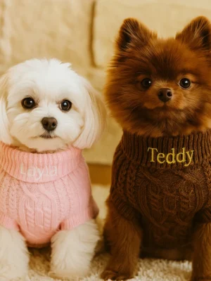 Embroidered Pet Jumpers