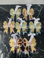 Personalised Acrylic Bow Bauble