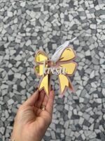 Personalised Acrylic Bow Bauble