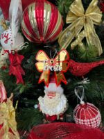 Personalised Acrylic Bow Bauble