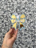 Personalised Acrylic Bow Bauble