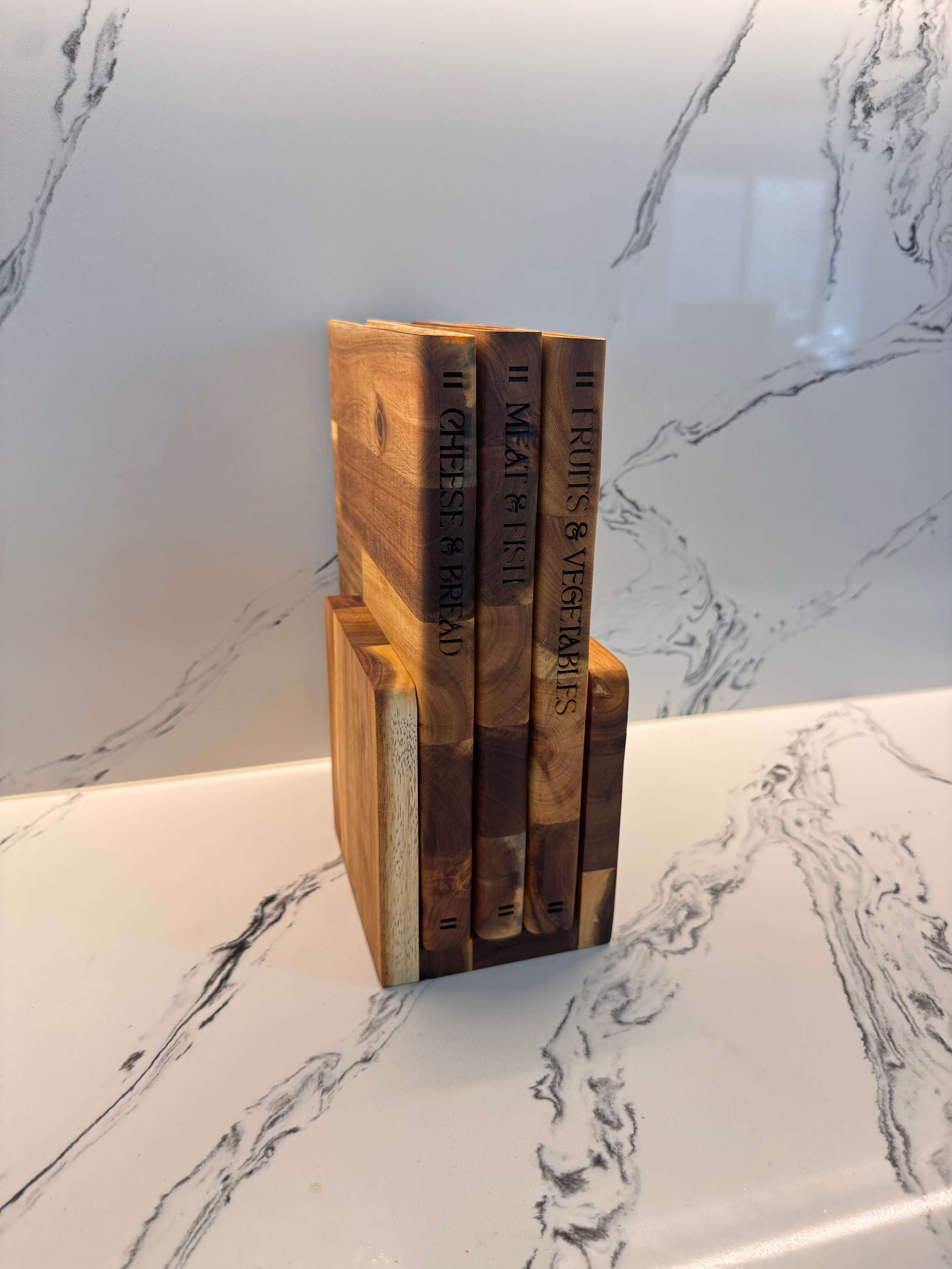 Engraved Chopping Board - Set of 3 (Book Style)