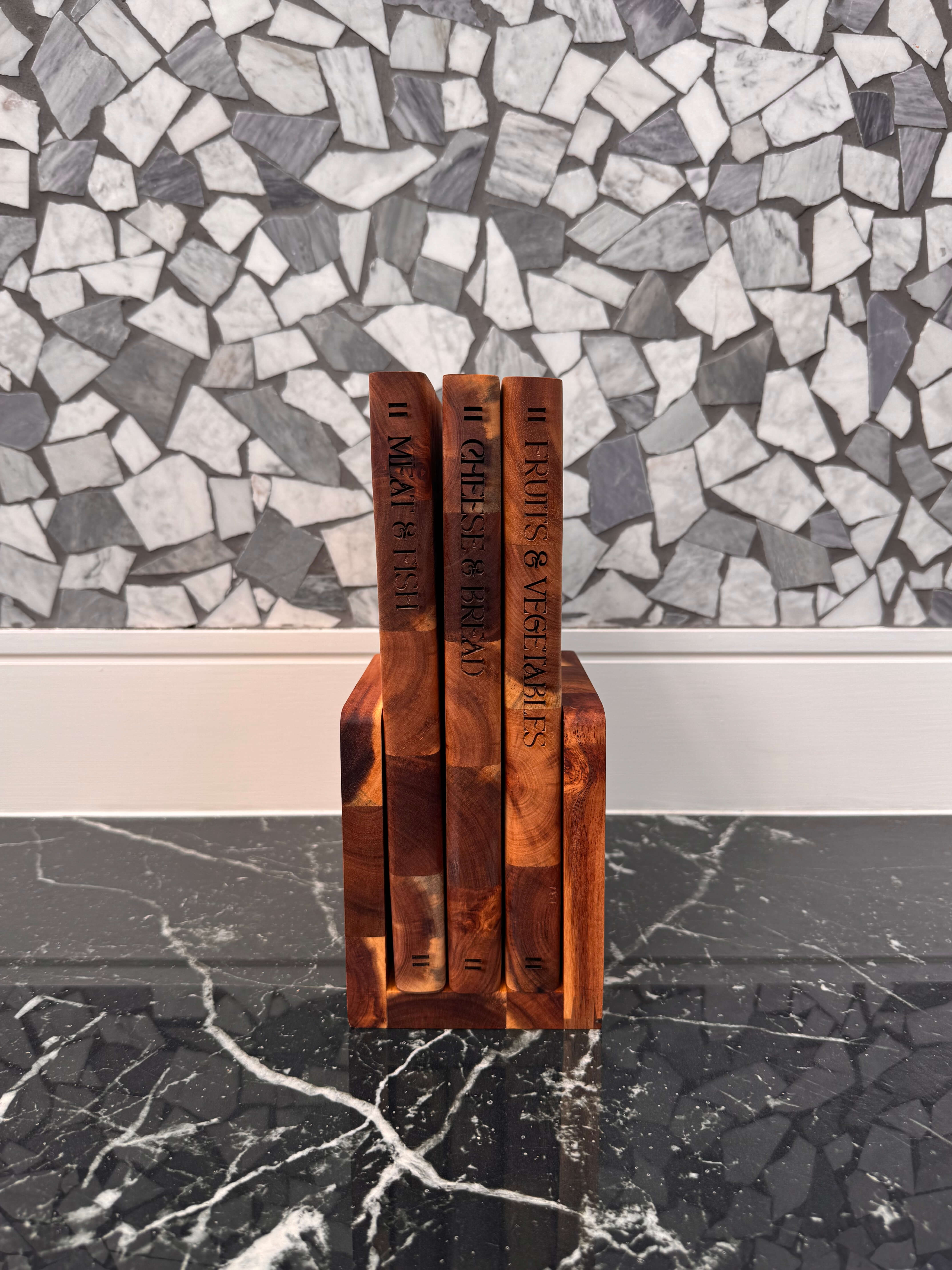 Engraved Chopping Board - Set of 3 (Book Style)